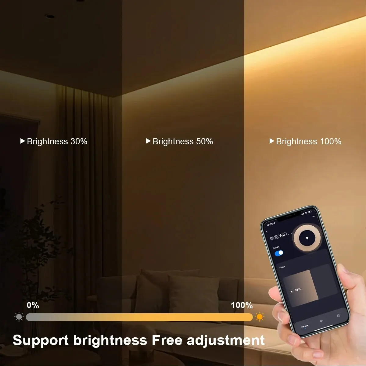 Tuya Smart COB LED Strip Light - Home Decor App review and price