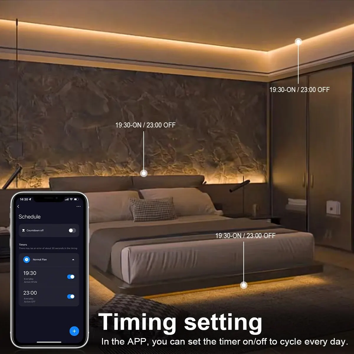 Tuya Smart COB LED Strip Light - Home Decor App review and price
