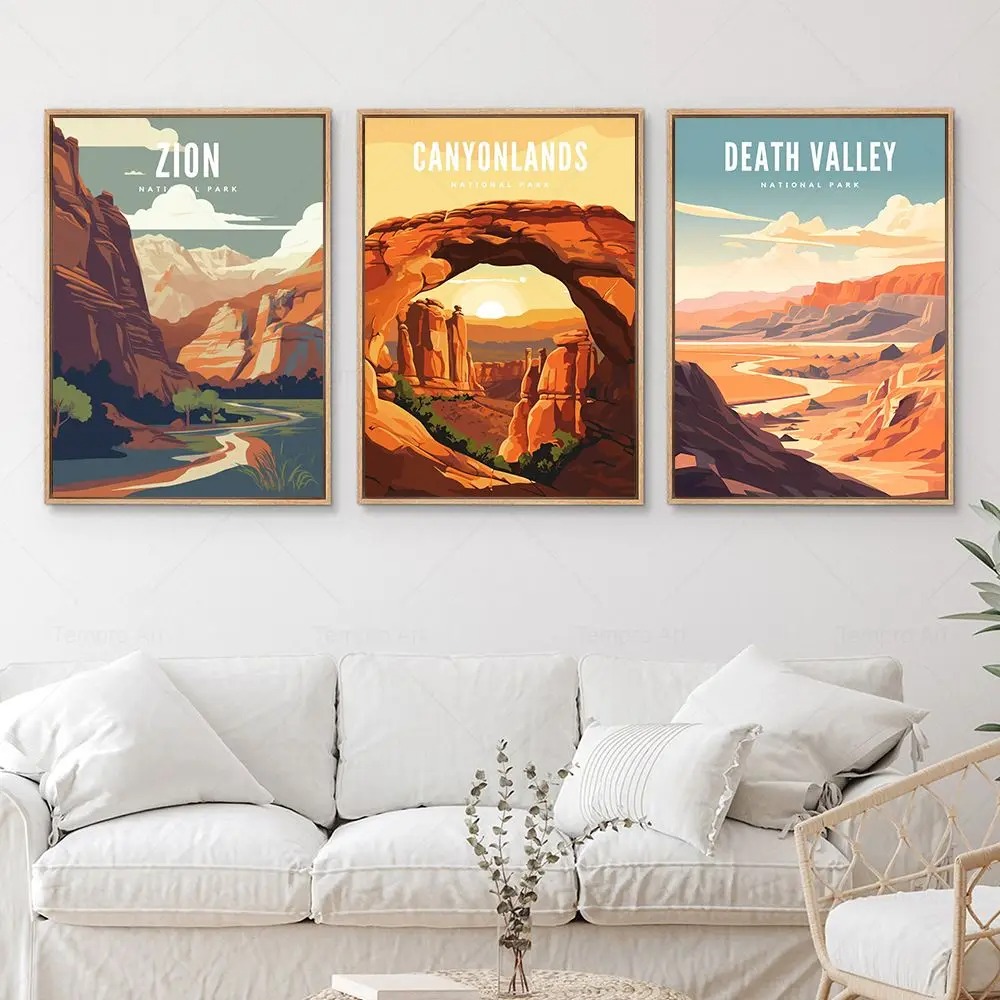 Vintage Travel City National P - Home Decor Vietnam review and price