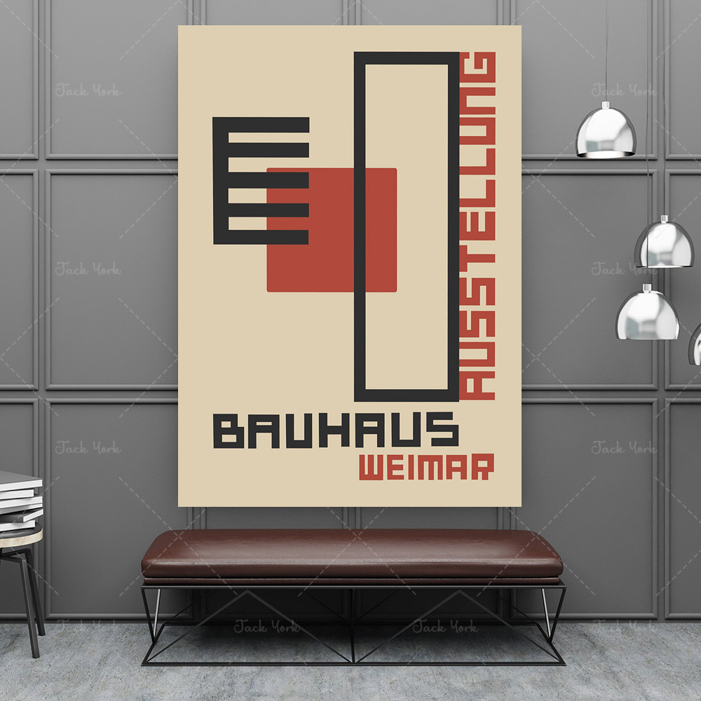 Bauhaus Ausstellung Canvas Pri - Home Decor Expo review and price