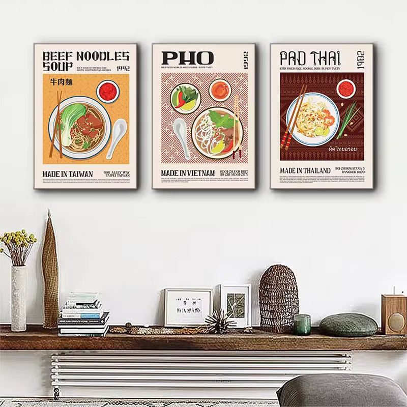 Delicious Food Canvas Painting - Home Decor Vietnam review and price