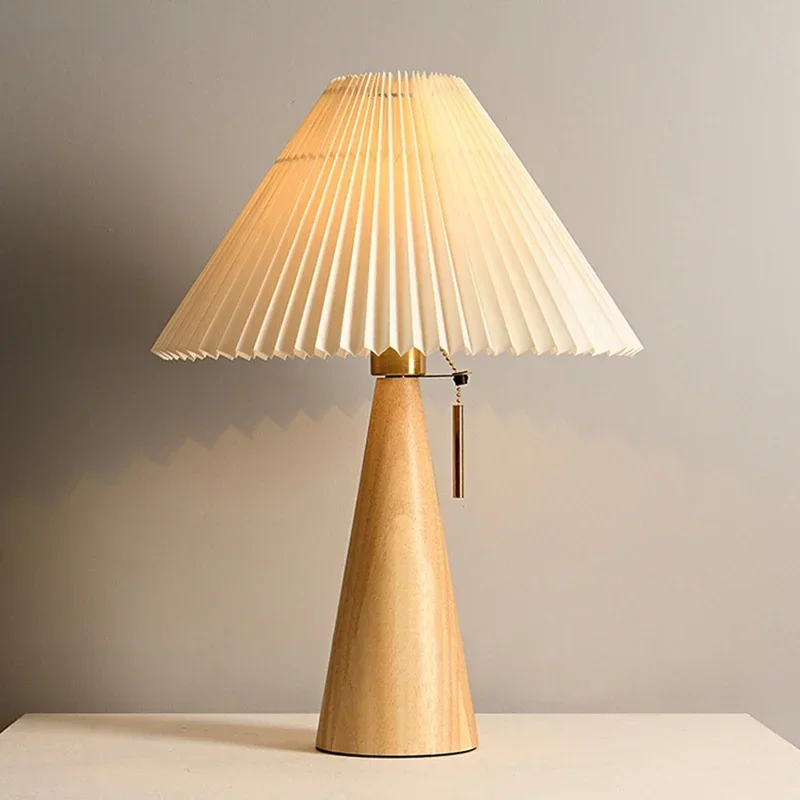 Retro Pleated Table Lamp Nordi - Home Decor Lighting review and price