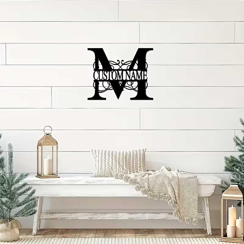 Classic Custom Monogram Metal  - Home Decor Names review and price