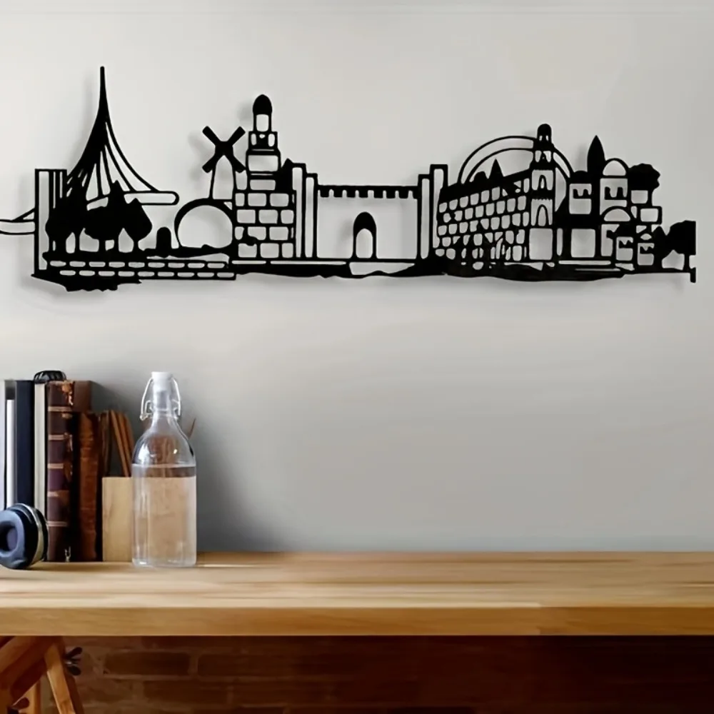 CIFBUY Iron Wall Art Jerusalem - Home Decor Wall Art review and price