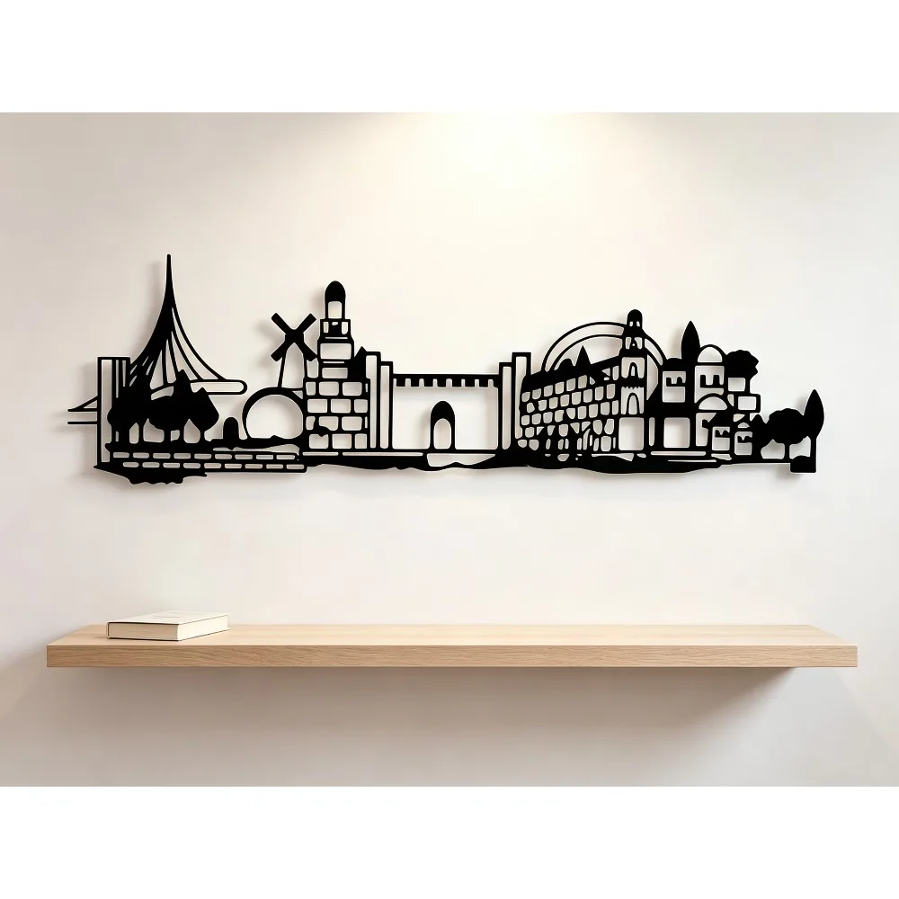 CIFBUY Iron Wall Art Jerusalem - Home Decor Wall Art review and price