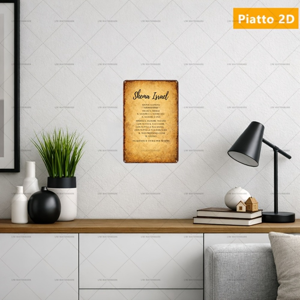 CIFBUY  Hebrew Scripture Alumi - Home Decor Wall Art review and price