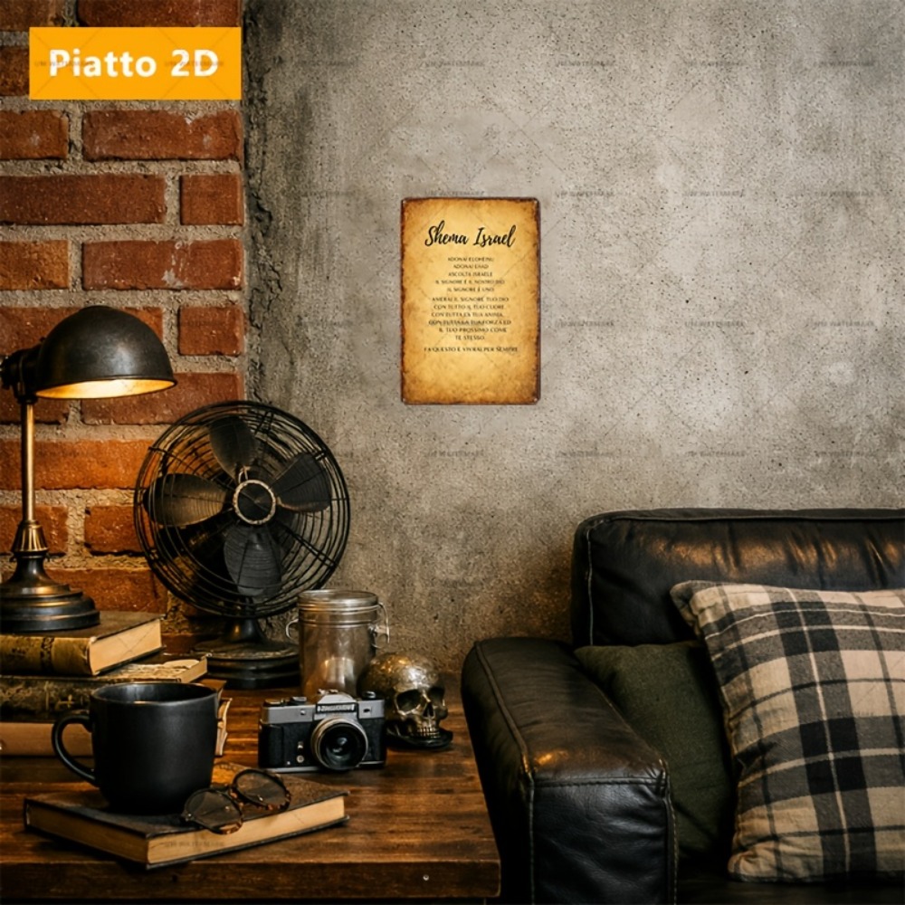 CIFBUY  Hebrew Scripture Alumi - Home Decor Wall Art review and price