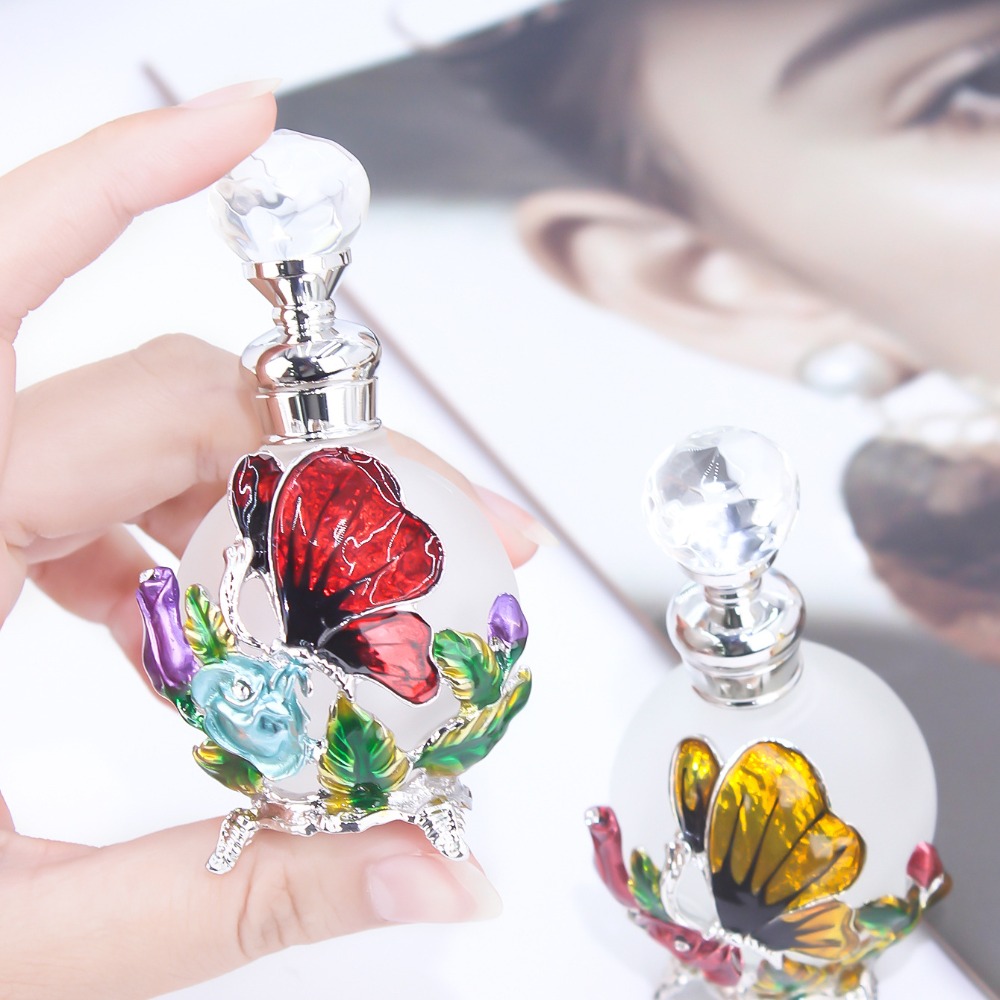 Metal 25ml Bottle Vintage Empt - Home Decor Dubai review and price