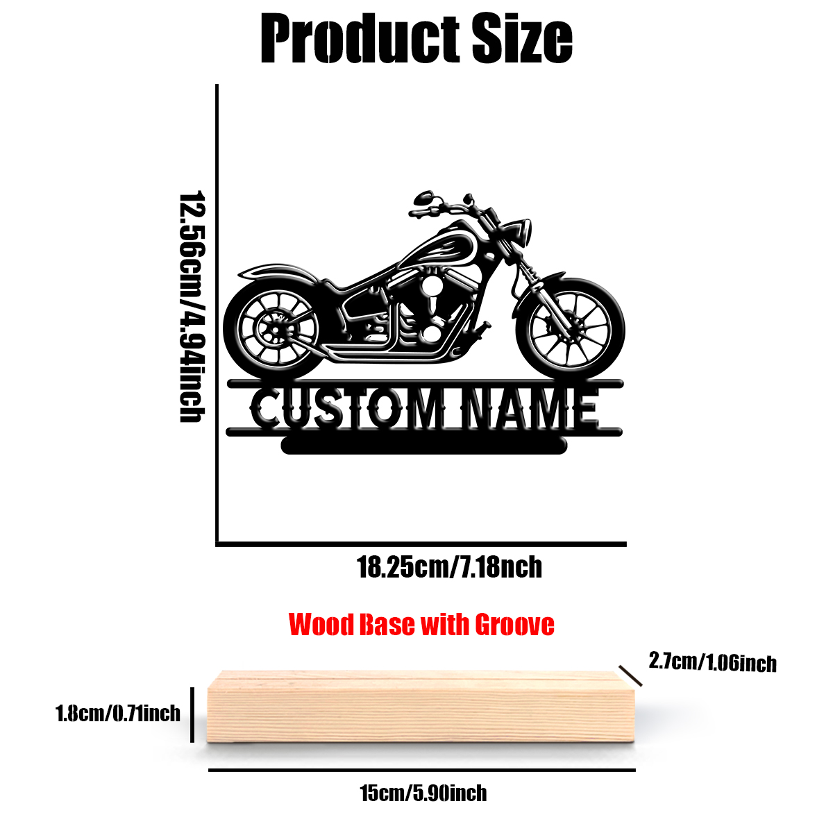 1Pc Csutom Name Road Motorbike - Home Decor Names review and price