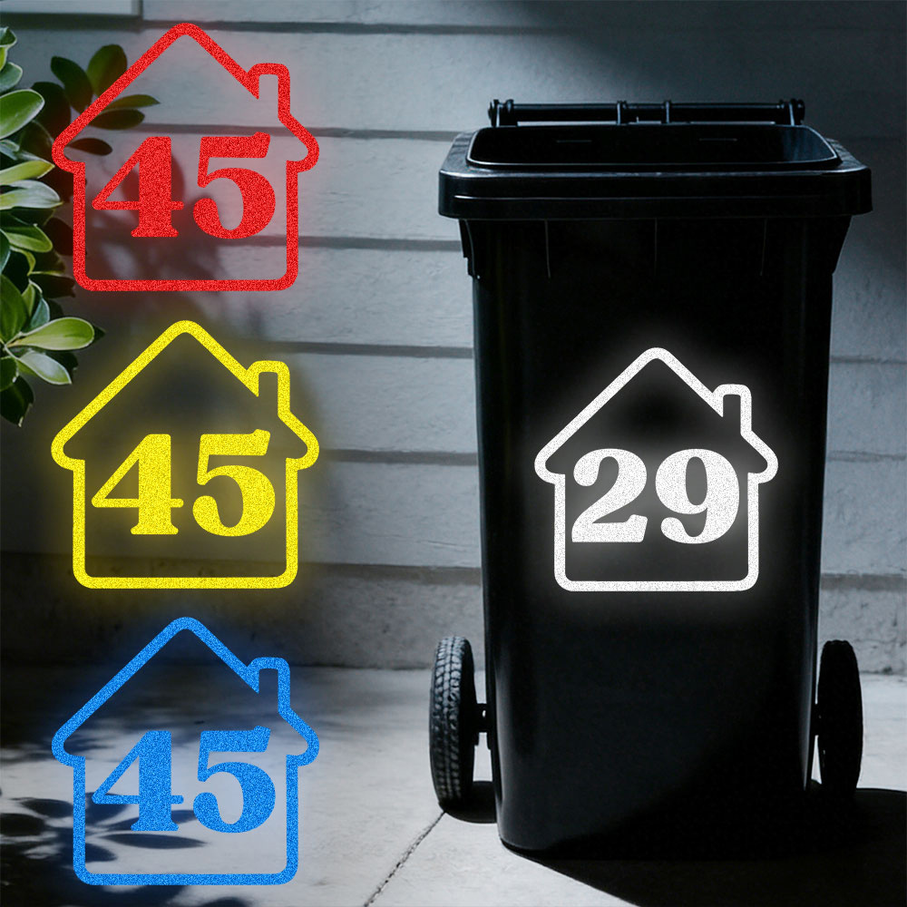 3PCS Custom Reflective Trash B - Home Decor Com review and price