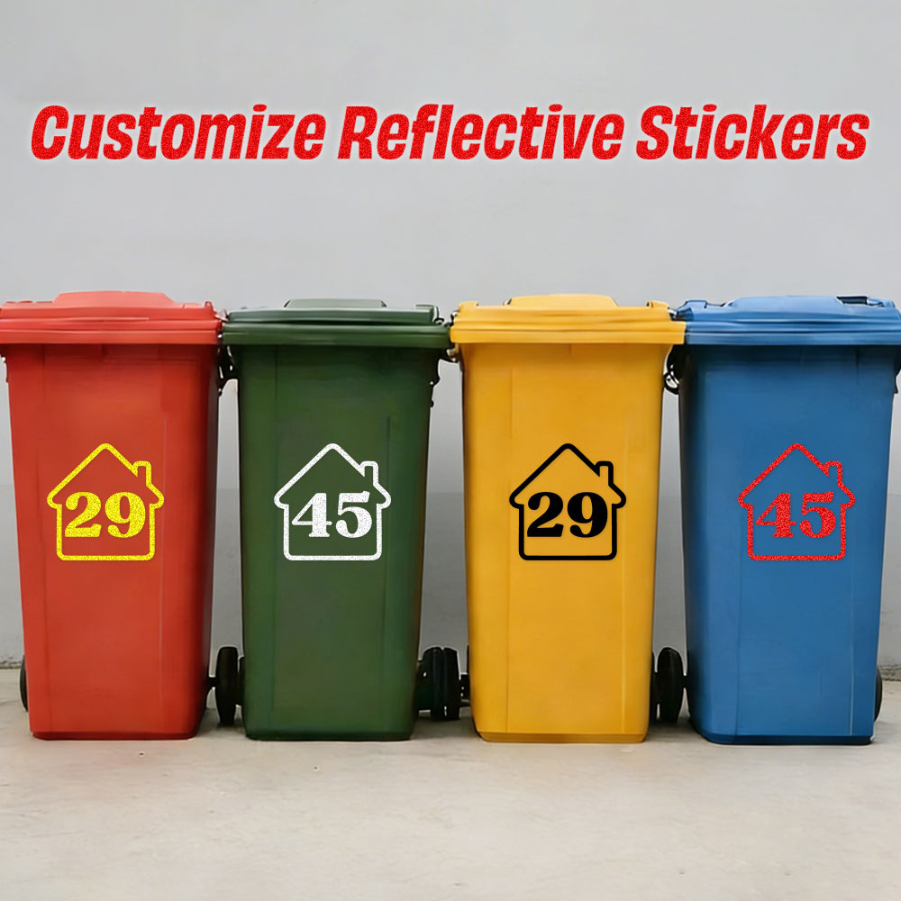 3PCS Custom Reflective Trash B - Home Decor Com review and price