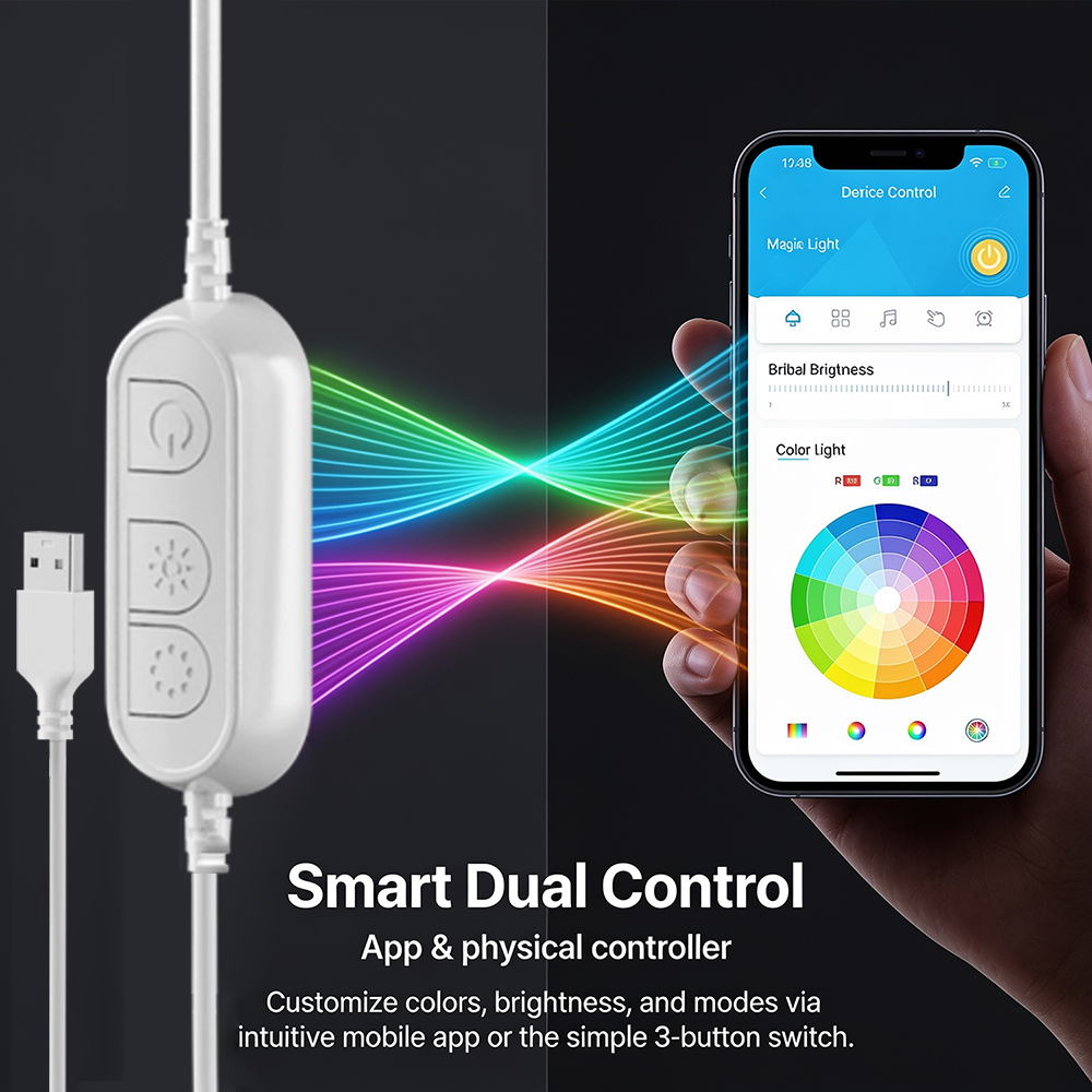 5M RGB Color Changing Neon Lig - Home Decor App review and price